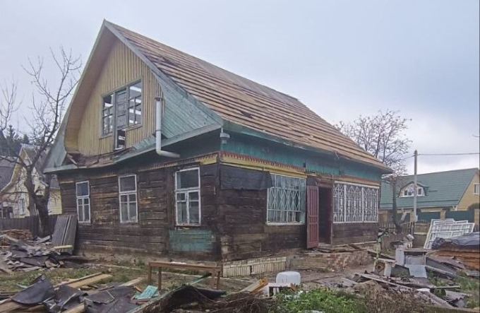 Обшивка старого дома