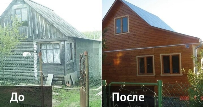 Реконструкция старого дачного дома