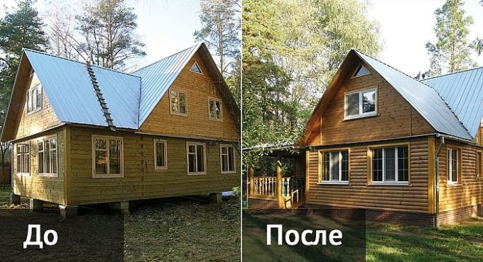 Реконструкция старых дачных домов