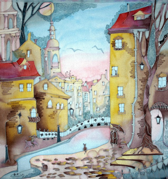 Елена МОФ батик