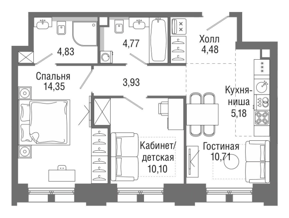 Селигер Сити планировка квартир