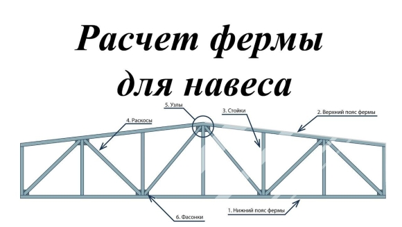 Нижний пояс фермы из прутка