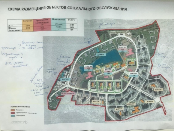 ЖК Переделкино Ближнее генплан