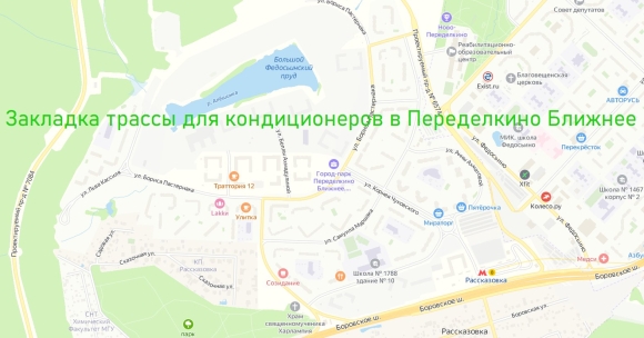 Переделкино Ближнее план застройки