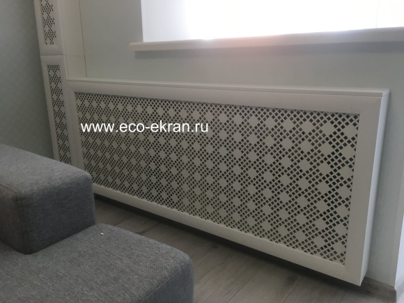 Декоративные короба для отопительных труб