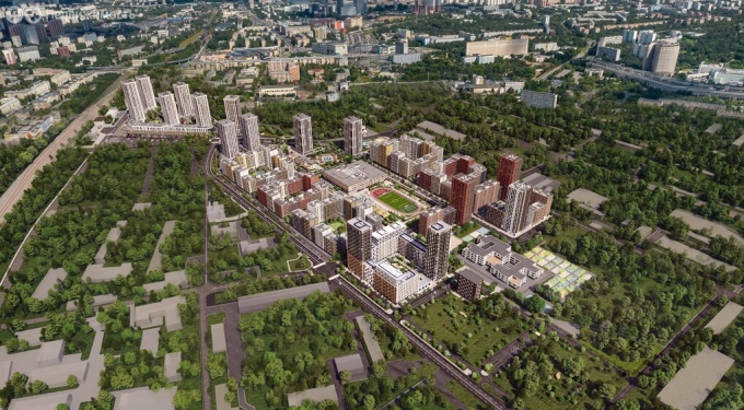Застройка метро Варшавская