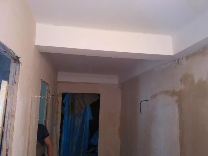 Выступ на потолке в квартире