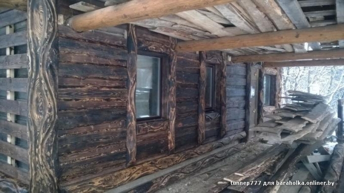 Наружная отделка необрезной доской
