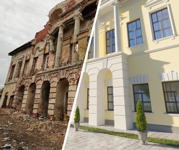 Отреставрированные исторические здания Москвы