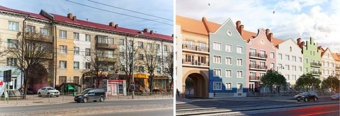 Хрущевки Ленинский проспект Калининград