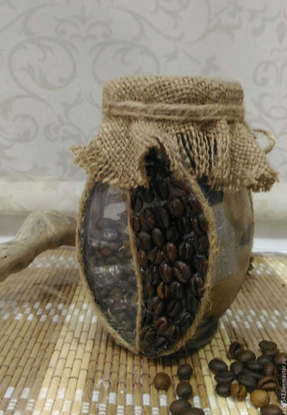 Декор кофейной банки