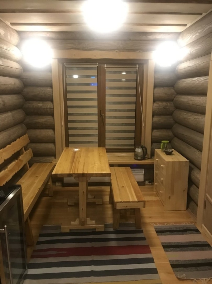 Деревенские бани внутренняя отделка