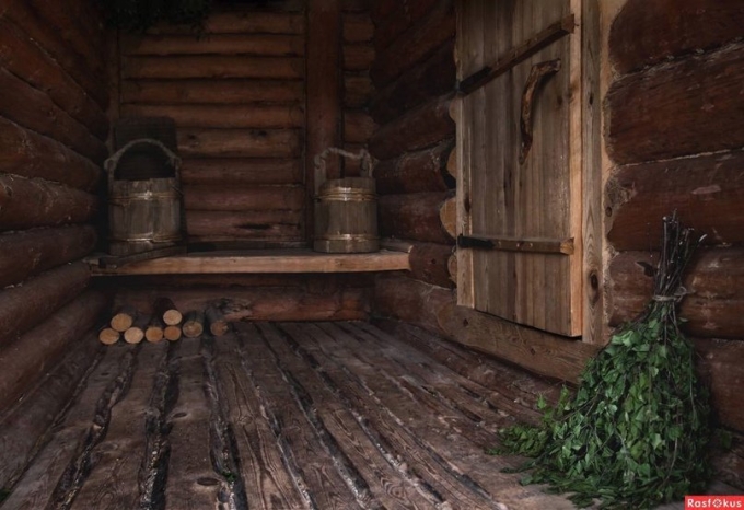 Старая деревенская баня