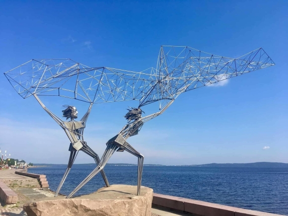 Памятник рыбакам в Петрозаводске