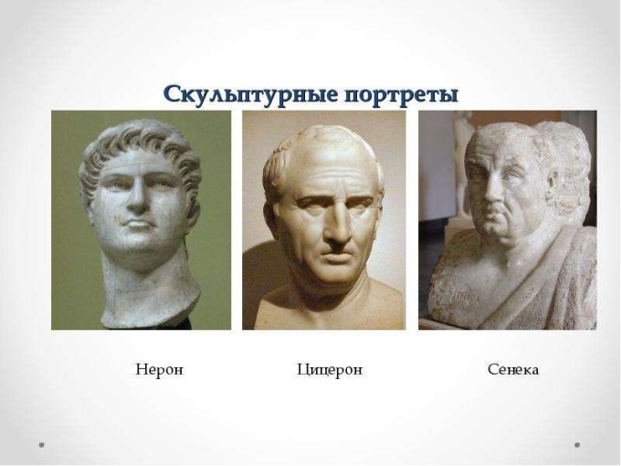 Портретная скульптура древнего Рима Цицерон