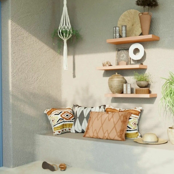 Полка мебельная Spaceo Oak