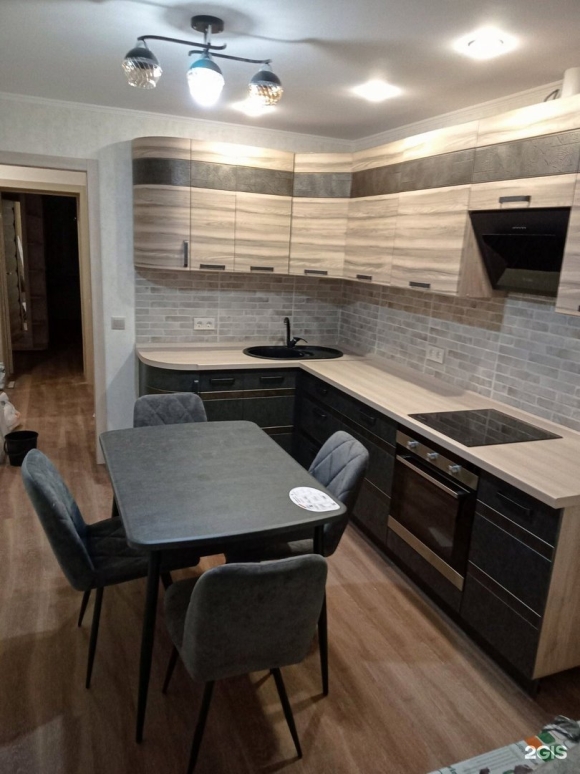 Кухонный гарнитур графит Давита