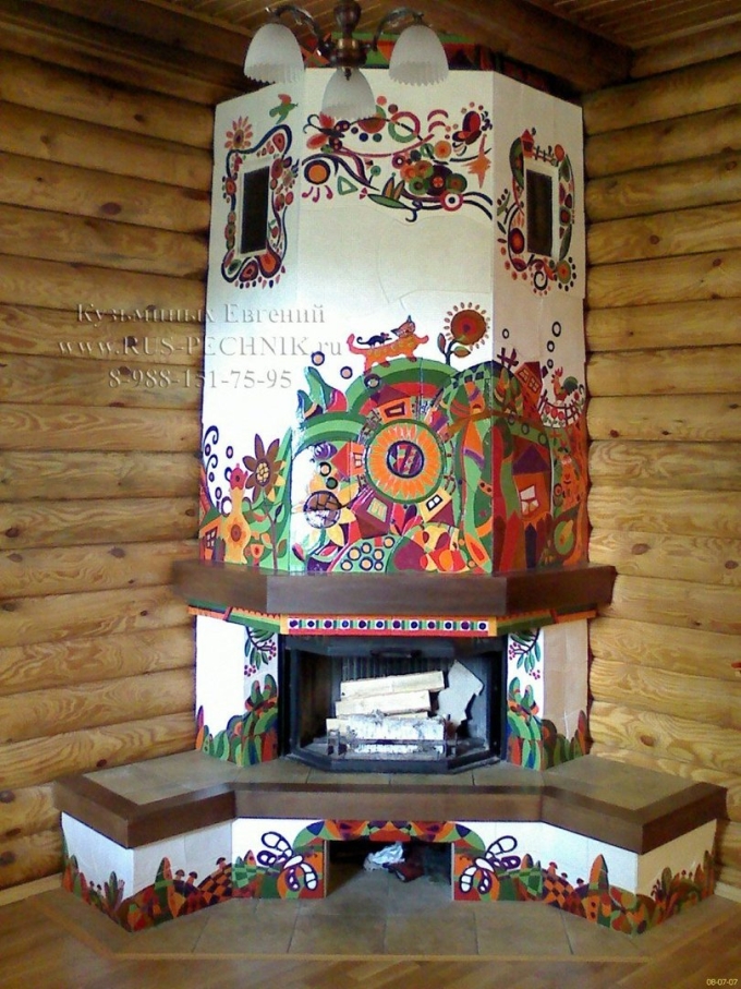 Расписные русские печи