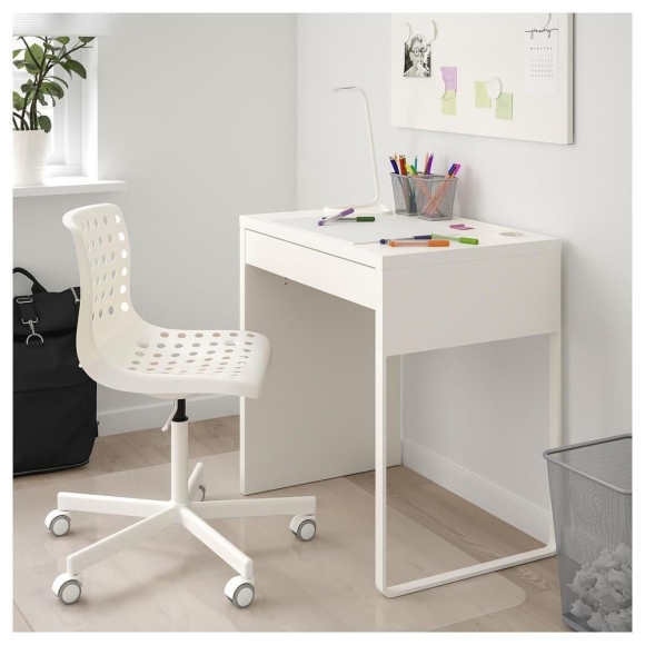 Стол ikea Mikke белый письменный