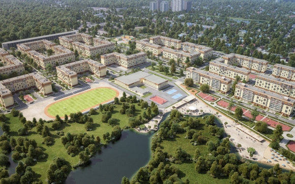 Микрорайон Красногорский в Нахабино