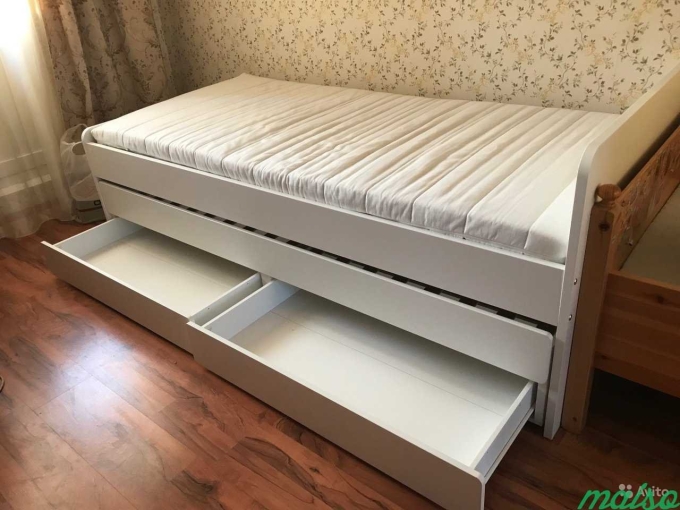 Выдвижная кровать икеа СЛЭКТ