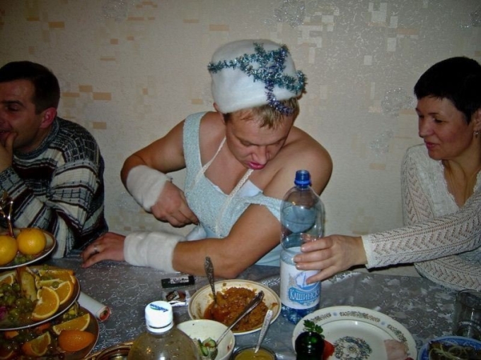 Деревенское застолье