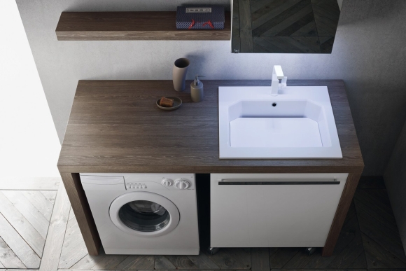 Встроенная раковина под стиральную машину ikea