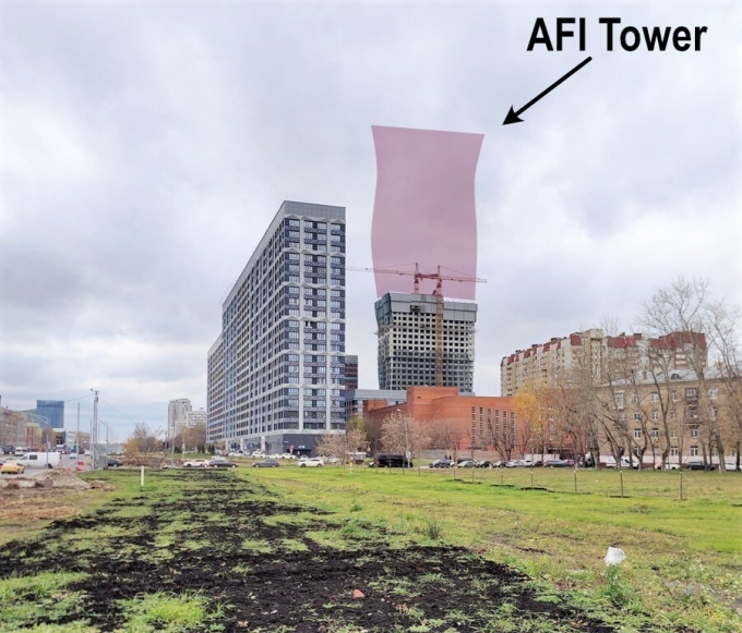 AFI Tower ЖК лаунж зона