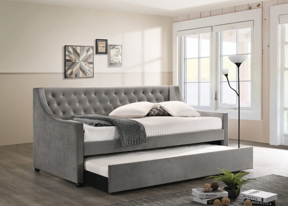 Кровать Annika Upholstered Daybed with Trundle
