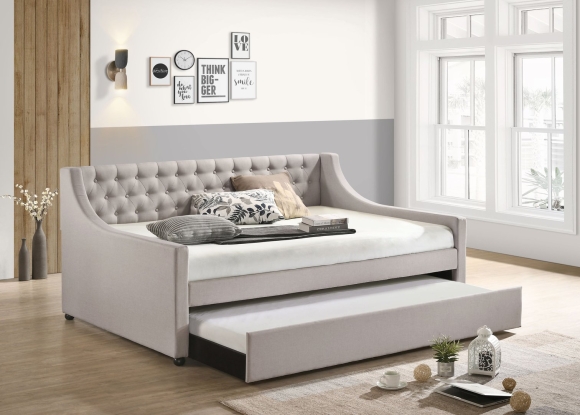 Кровать Annika Upholstered Daybed with Trundle