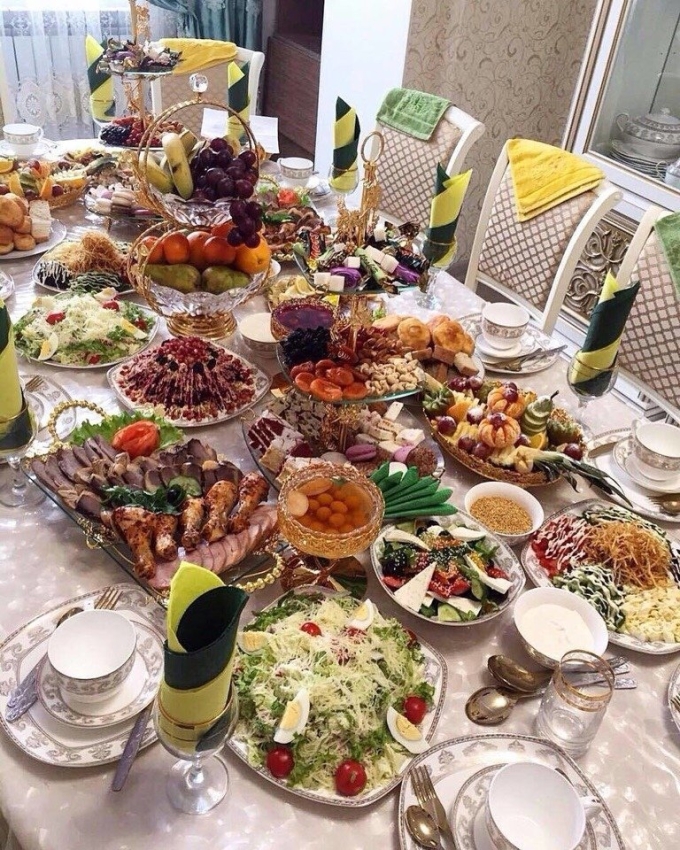 Татарский праздничный стол