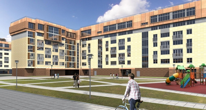 Микрорайон Красногорский в Нахабино