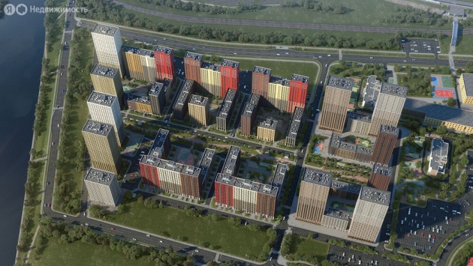 Микрорайон домашний в Марьино