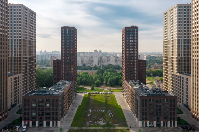 Микрорайон домашний в Марьино