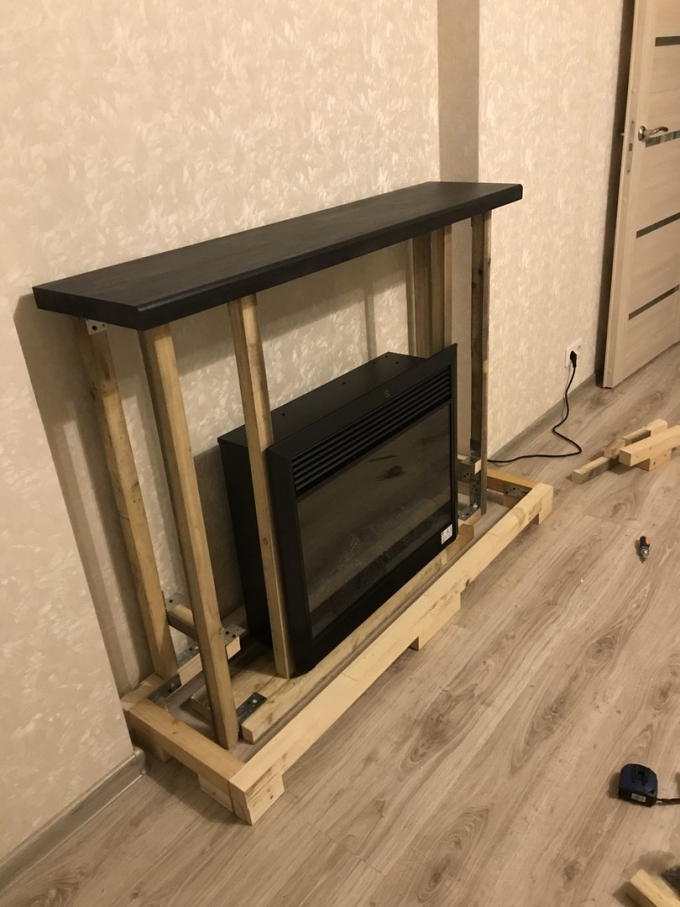 Короб для электрического камина