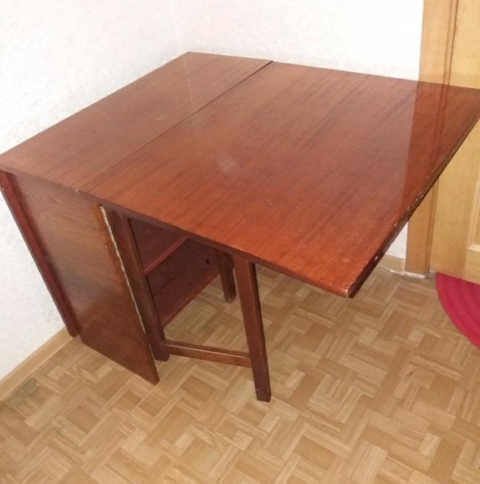 Советский раскладной стол