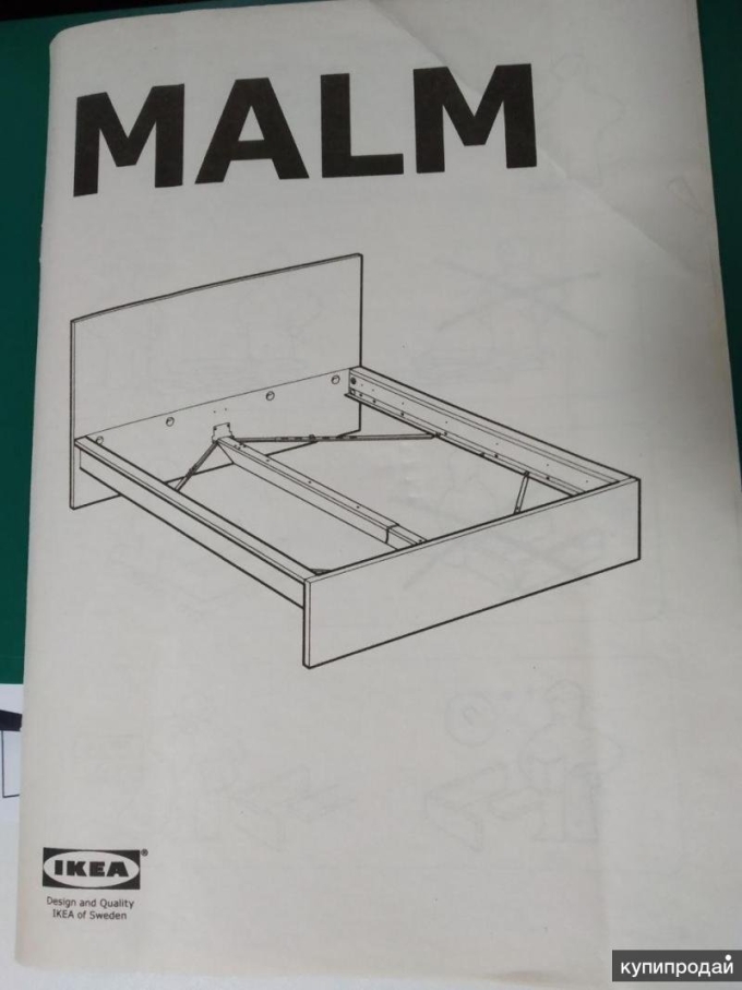 Ikea Malm кровать инструкция