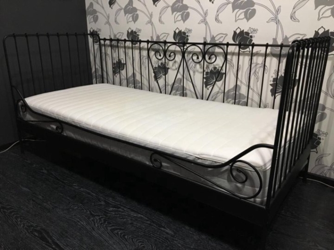 Кровать ikea кованная