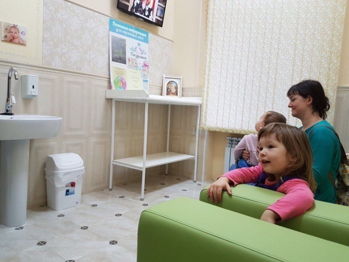 Комната матери и ребенка в ТЦ