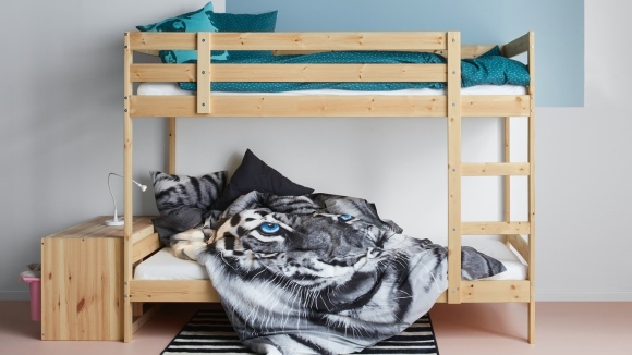 Двухъярусная кровать ikea мидал