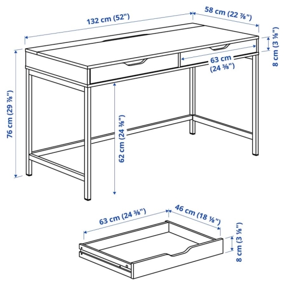 Письменный стол ikea Alex