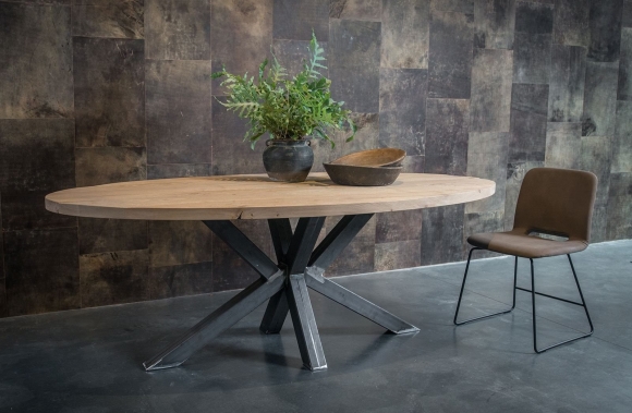 Стол Loft Wooden Round