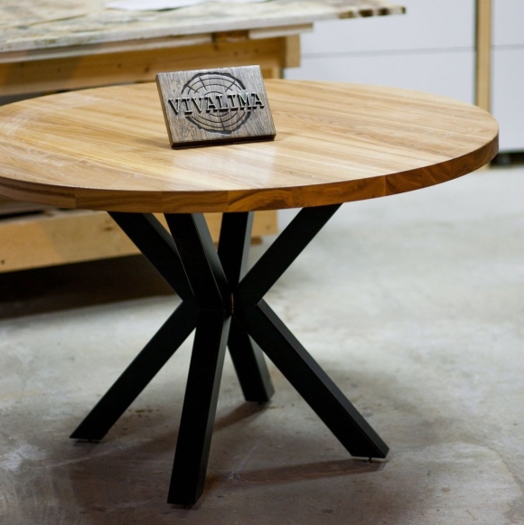 Стол Loft Wooden Round