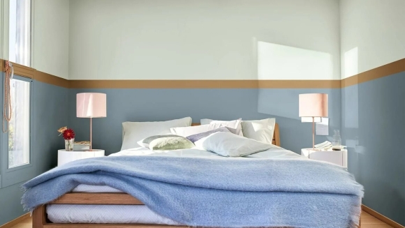 Тихий рассвет Dulux в интерьере