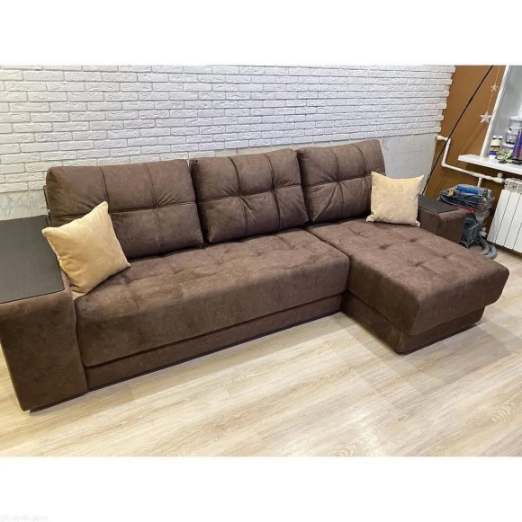 Boss XL диван угловой ALKANTARA шоколад