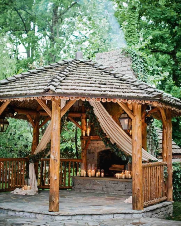 Wooden Gazebo беседки