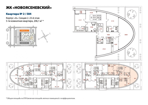 ЖК Новоясеневский планировки квартир