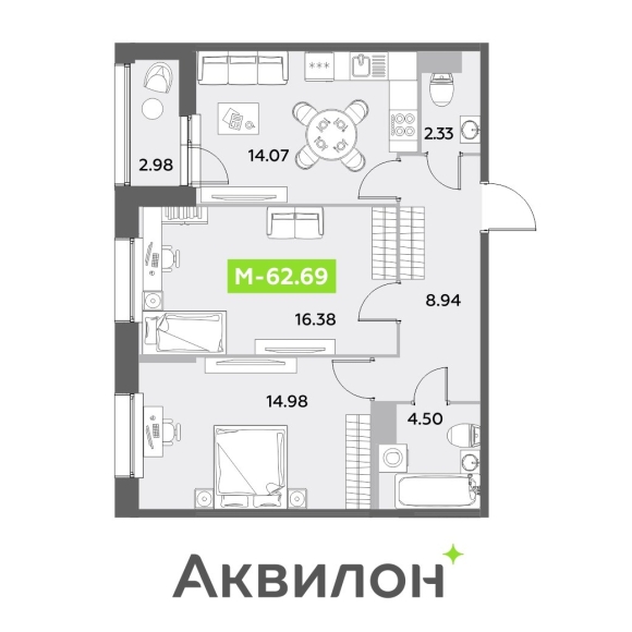 ЖК Триумф парк планировка