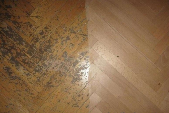 Отциклевать паркет
