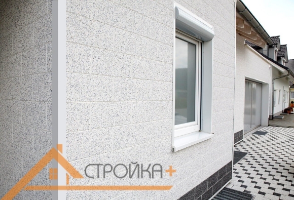 Байрамикс мраморная крошка фасад